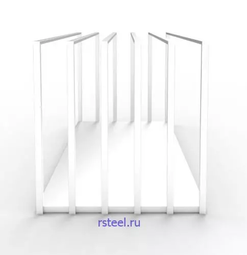 Вертикальный стеллаж для листового металла с секциями СВМ-3