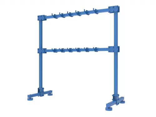 Стеллаж для хранения строп стационарный