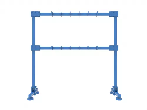 Стеллаж для хранения строп стационарный