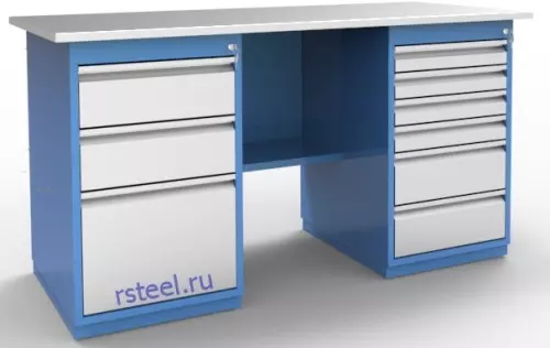 Верстак слесарный двухтумбовый ВМ.236