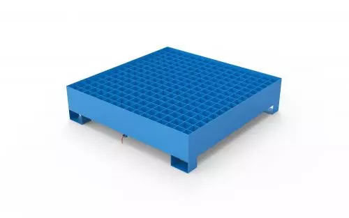 Поддон металлический для четырёх бочек 200 л. ПДБ 4-П125