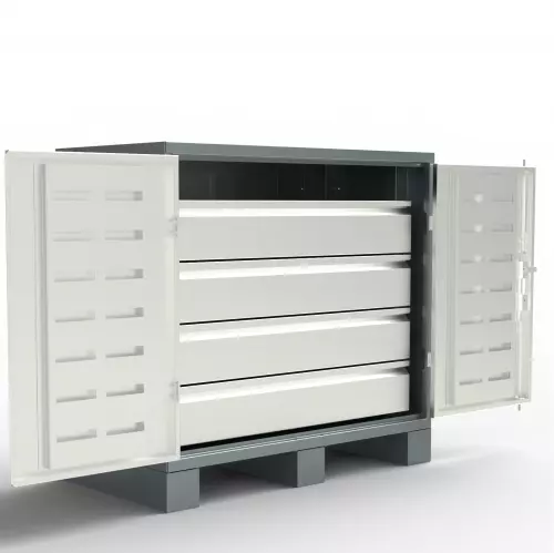 Шкаф для оснастки инструментальный Профи900-1 п0.я4 (мод.1)