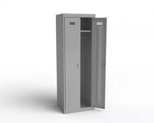 Сварные шкафы для одежды Шо(07), размер 500х500х1850h