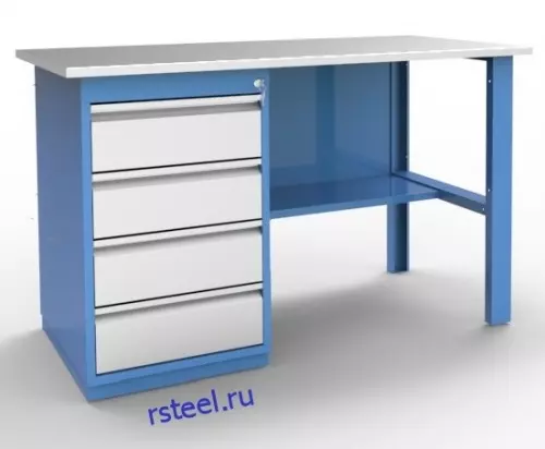 Верстак слесарный однотумбовый ВМ.104