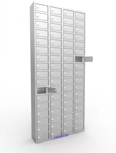 Шкаф с ячейками для хранения телефонов ШРС-68/4