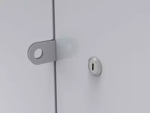 Шкаф баллонный ШГм-2 - замок