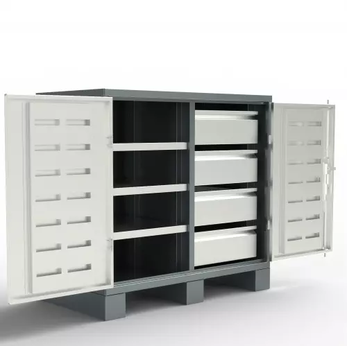 Шкаф для оснастки инструментальный Профи 900-2 п3.я4 (мод.1)