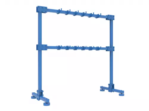 Стеллаж для хранения строп стационарный