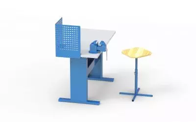 Верстак слесарный ВС-4рс