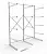 Стеллаж консольный ОДНОсторонний 2-х секционный СКл