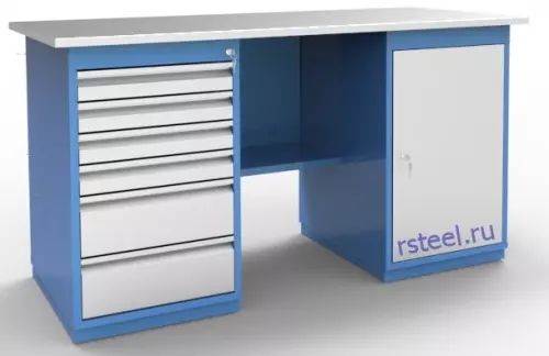 Верстак слесарный двухтумбовый ВМ.206