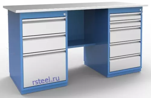 Верстак слесарный двухтумбовый ВМ.235