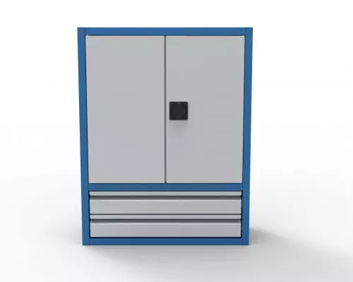 Шкаф навесной для инструмента ШНп-70/2ящ