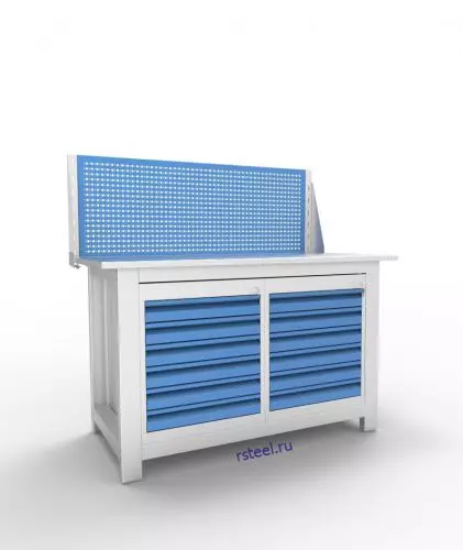 Верстак слесарный двухтумбовый АСПроф14/6-6/ЭП