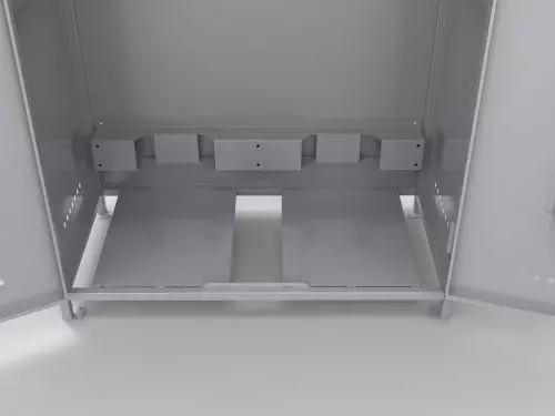 Шкаф баллонный ШГм-2 - пол