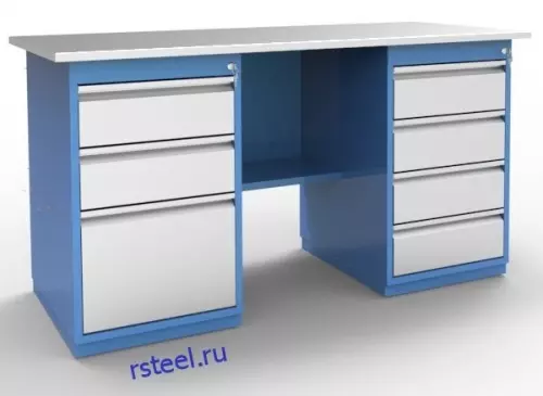 Верстак слесарный двухтумбовый ВМ.234