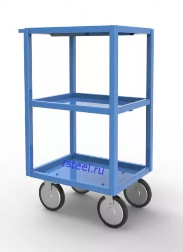Тележка монтажная ТОС-3.90.50 высокая/сталь/борт 30мм.