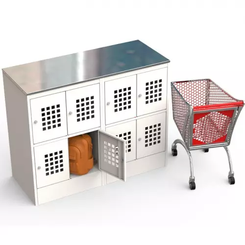 Шкаф металлический на 8 ячеек ШРС 24